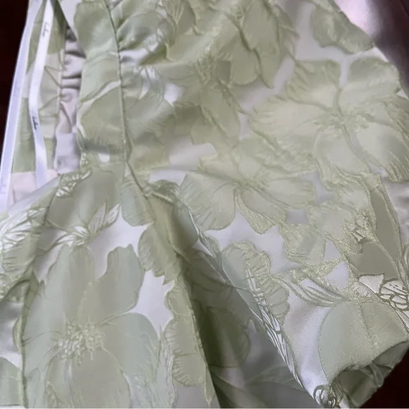 Lulu's Light Green Floral Mini Dress - Picture 3 of 12